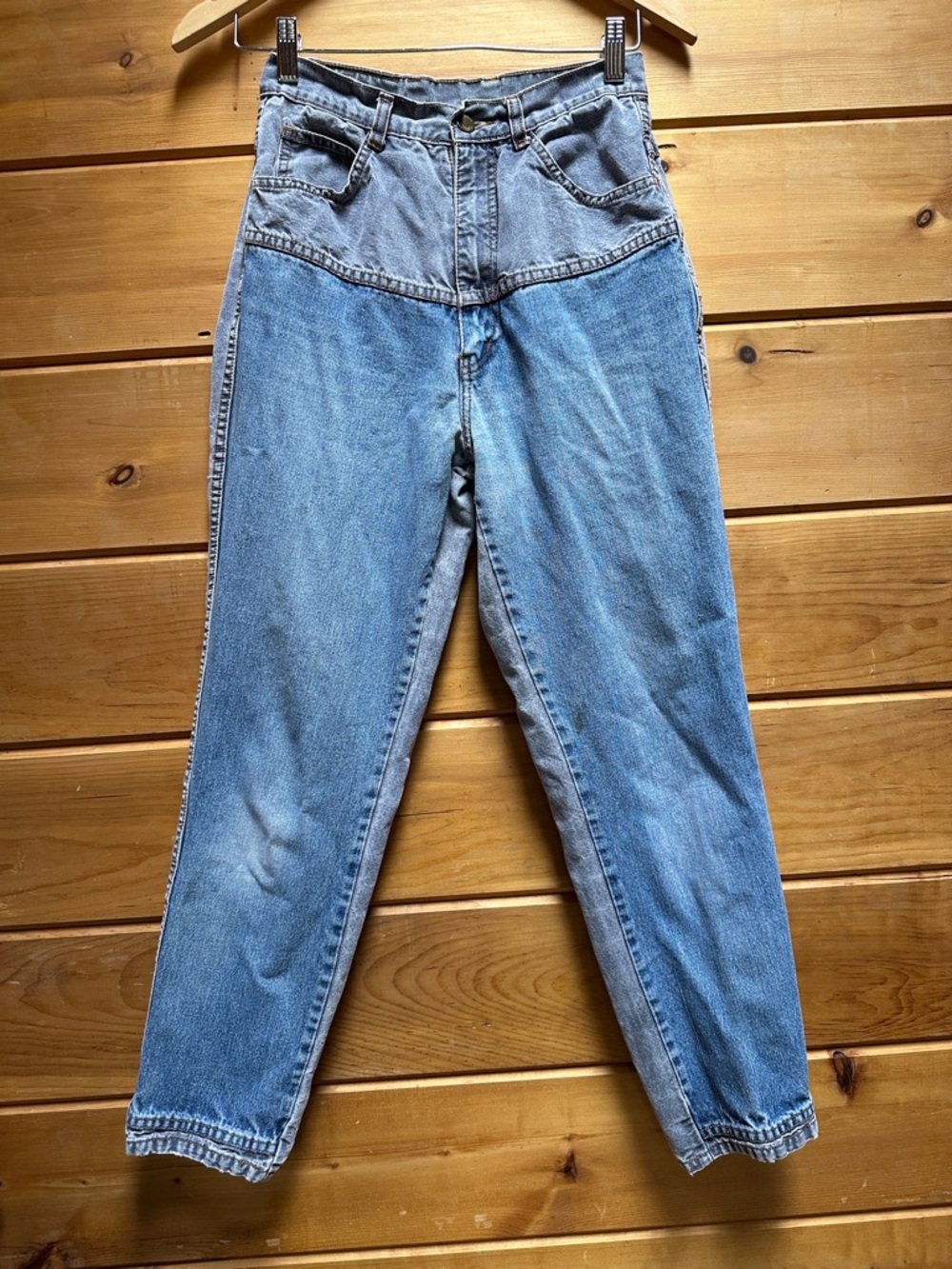 Vintage Mass Confusion Jean Black and blue size 9